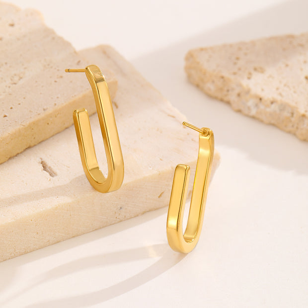 Sphere&Style Open Rectangular Hoops