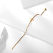 Sphere&Style Cross Bracelet