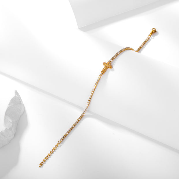 Sphere&Style Cross Bracelet