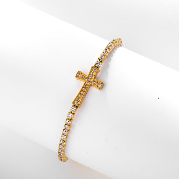 Sphere&Style Cross Bracelet