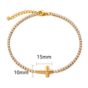 Sphere&Style Cross Bracelet