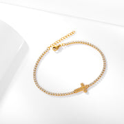 Sphere&Style Cross Bracelet
