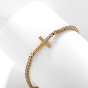 Sphere&Style Cross Bracelet