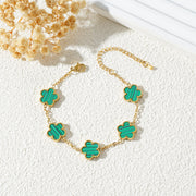 Elegant Lucky Clover Bracelet for Women