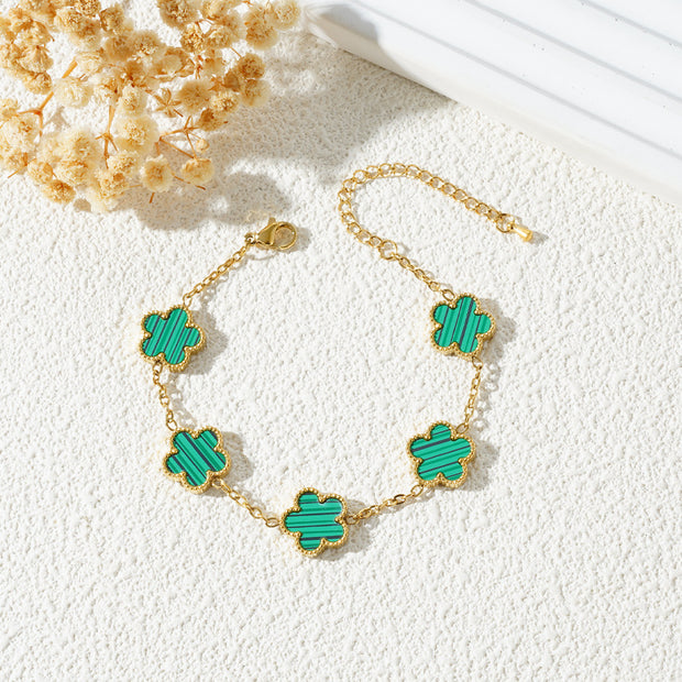 Elegant Lucky Clover Bracelet for Women