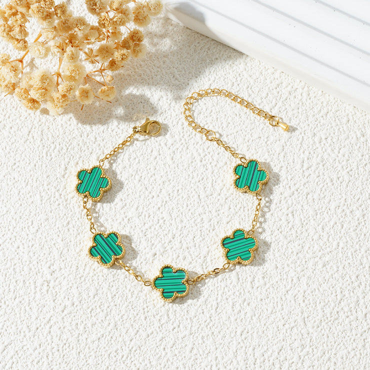 Elegant Lucky Clover Bracelet for Women