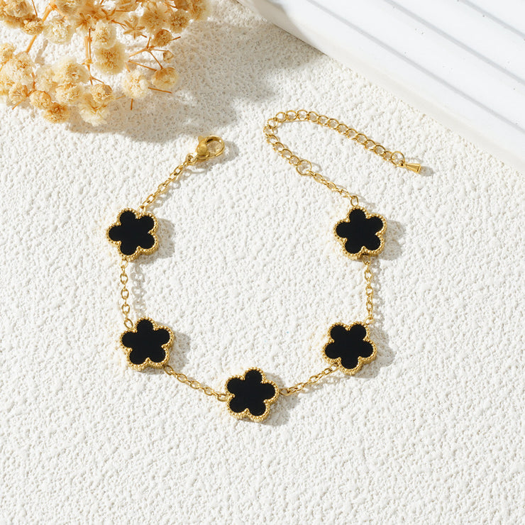Elegant Lucky Clover Bracelet for Women
