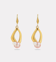 Sphere&Style Cultured Pearl Hoops Earrings