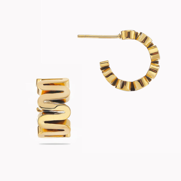 Sphere&Style Maze Half Hoops