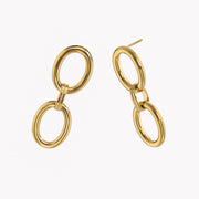 Sphere&Style Double Hoop Dangle Earrings