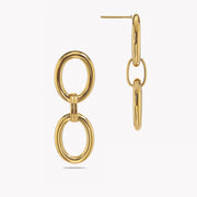 Sphere&Style Double Hoop Dangle Earrings