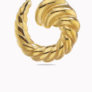 Bold Spiral Horn Shape Earrings