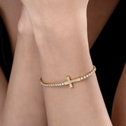 Sphere&Style Cross Bracelet