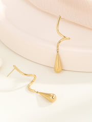 Chic Women's Drop Wavy Earrings