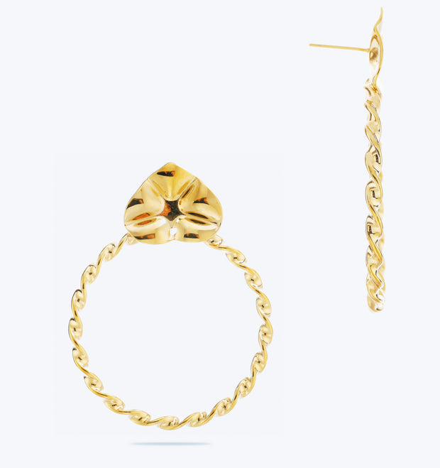 Sphere&Style Glory Love Hoops Earrings
