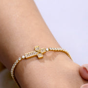 Sphere&Style Cross Bracelet