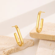 Sphere&Style Open Rectangular Hoops