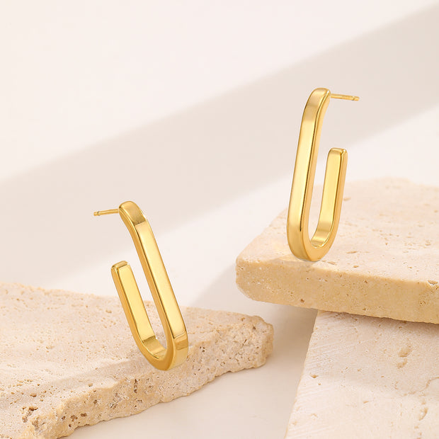 Sphere&Style Open Rectangular Hoops