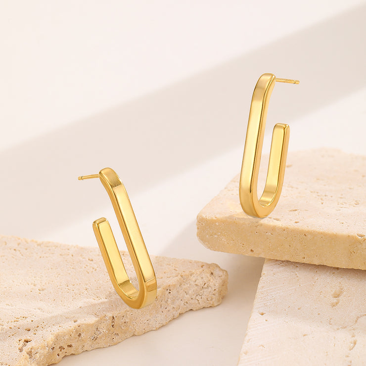 Sphere&Style Open Rectangular Hoops