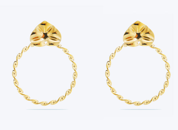 Sphere&Style Glory Love Hoops Earrings