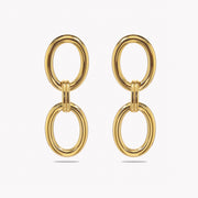 Sphere&Style Double Hoop Dangle Earrings