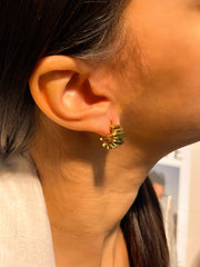 Sphere&Style Maze Half Hoops