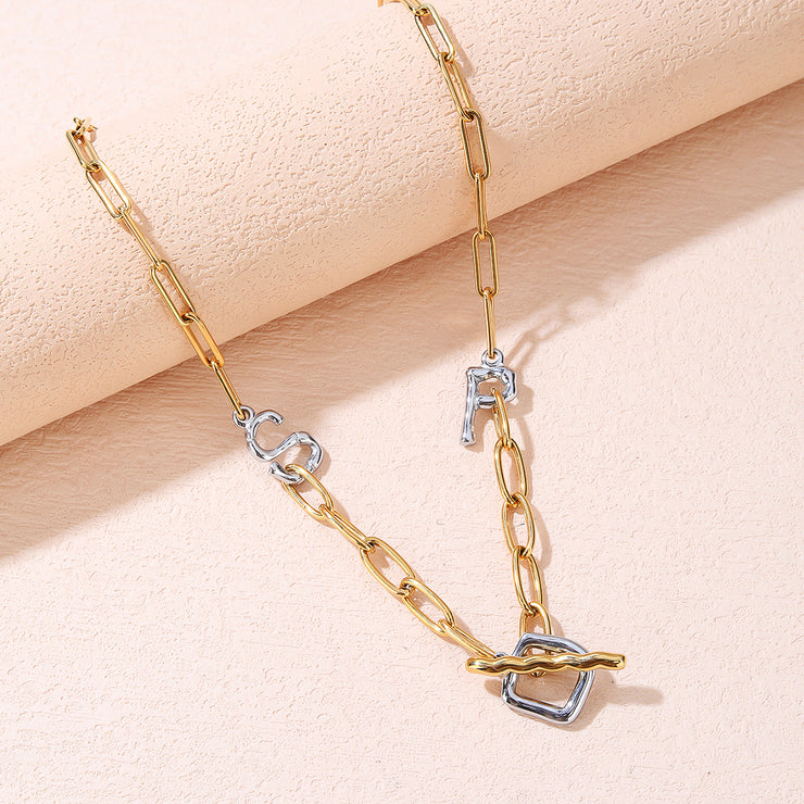 Sphere&Style Two Tone Initial Set