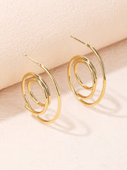 Sphere&Style Spiral Hoops Earrings