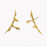 Sphere&Style Liquid Drop Earrings