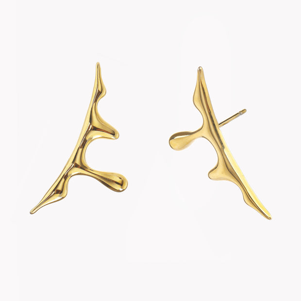 Sphere&Style Liquid Drop Earrings