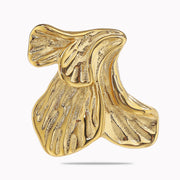Sphere&Style Textured Half Petal Studs Earrings