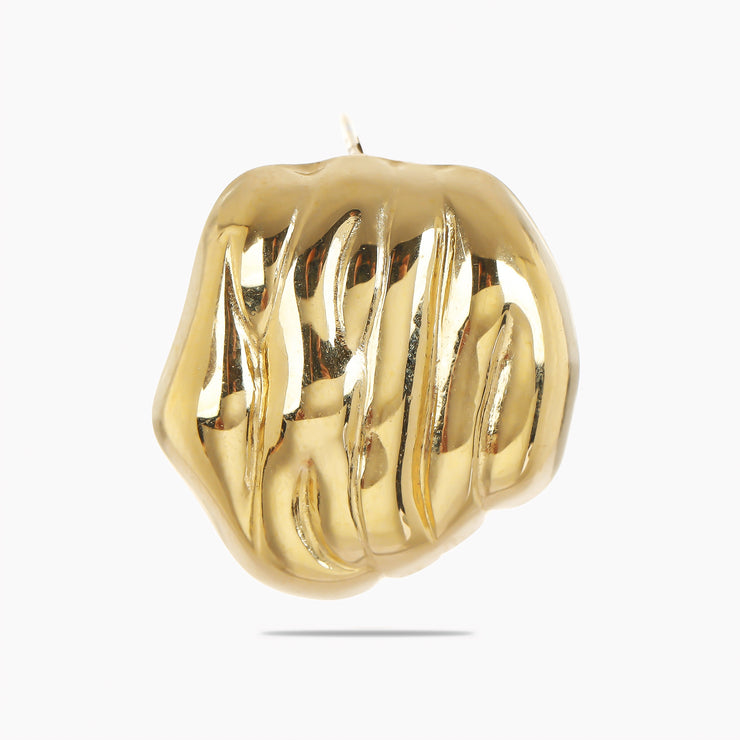 Sphere&Style Golden Hammered Earrings