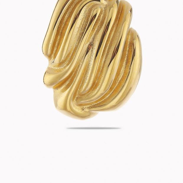 Sphere&Style Textured Vintage Wavy Studs Earrings