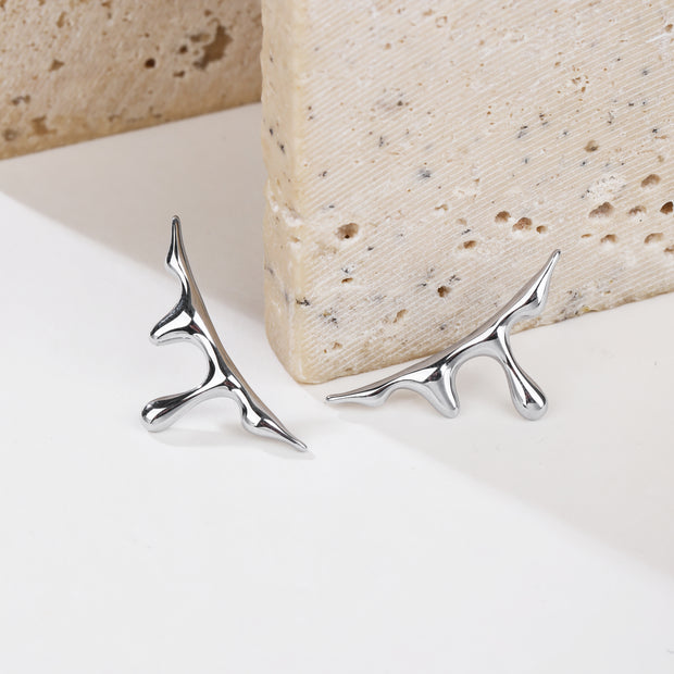 Sphere&Style Liquid Drop Earrings