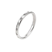 Stainless Steel Finger ring with crystal stone