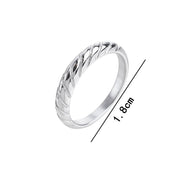 Stainless Steel Rings for Women Men Minimalist Fashion Dainty Plain Thin Knuckle Stacking Midi Thumb Rings Stack able Statement Band Rings Set Silver Gold Tone