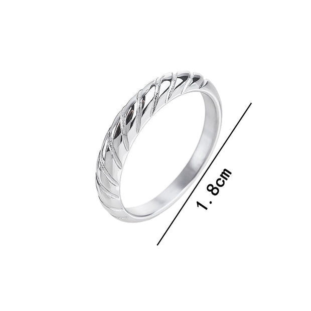 Stainless Steel Rings for Women Men Minimalist Fashion Dainty Plain Thin Knuckle Stacking Midi Thumb Rings Stack able Statement Band Rings Set Silver Gold Tone