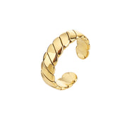 Flower of Life Ring Stainless Steel Adjustable Open Finger Rings Promise Ring Jewelry Gift for Women Charming Ladies