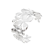 Flower shape 18k Gold Plated Bangle