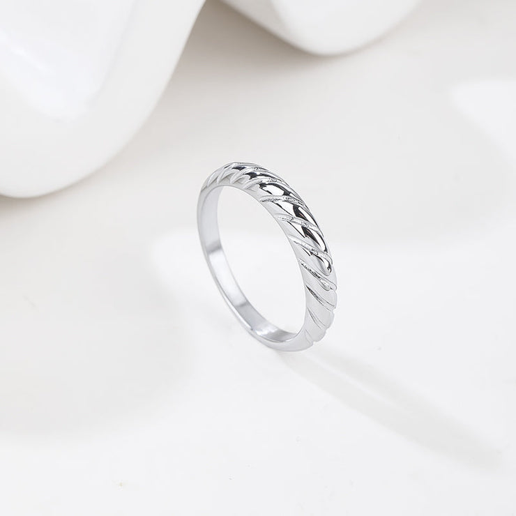Stainless Steel Rings for Women Men Minimalist Fashion Dainty Plain Thin Knuckle Stacking Midi Thumb Rings Stack able Statement Band Rings Set Silver Gold Tone
