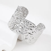 Hollowed 18K Gold Plated Bangle