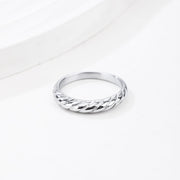 Stainless Steel Rings for Women Men Minimalist Fashion Dainty Plain Thin Knuckle Stacking Midi Thumb Rings Stack able Statement Band Rings Set Silver Gold Tone