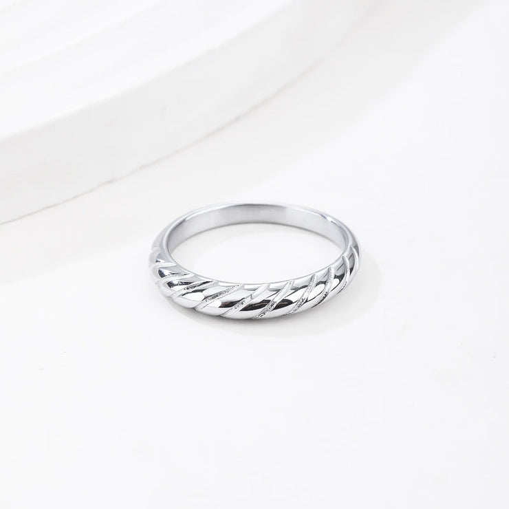 Stainless Steel Rings for Women Men Minimalist Fashion Dainty Plain Thin Knuckle Stacking Midi Thumb Rings Stack able Statement Band Rings Set Silver Gold Tone