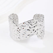 Hollowed 18K Gold Plated Bangle