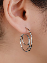 Sphere&Style Spiral Hoops Earrings