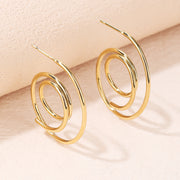Sphere&Style Spiral Hoops Earrings