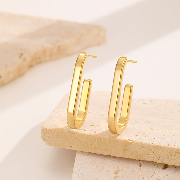 Sphere&Style Open Rectangular Hoops