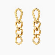 Sphere&Style Curb-Chain Drop Earrings