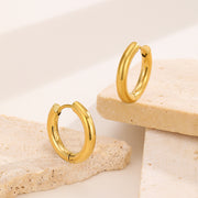 Sphere&Style Golden Round Hoops Earrings
