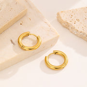 Sphere&Style Golden Round Hoops Earrings